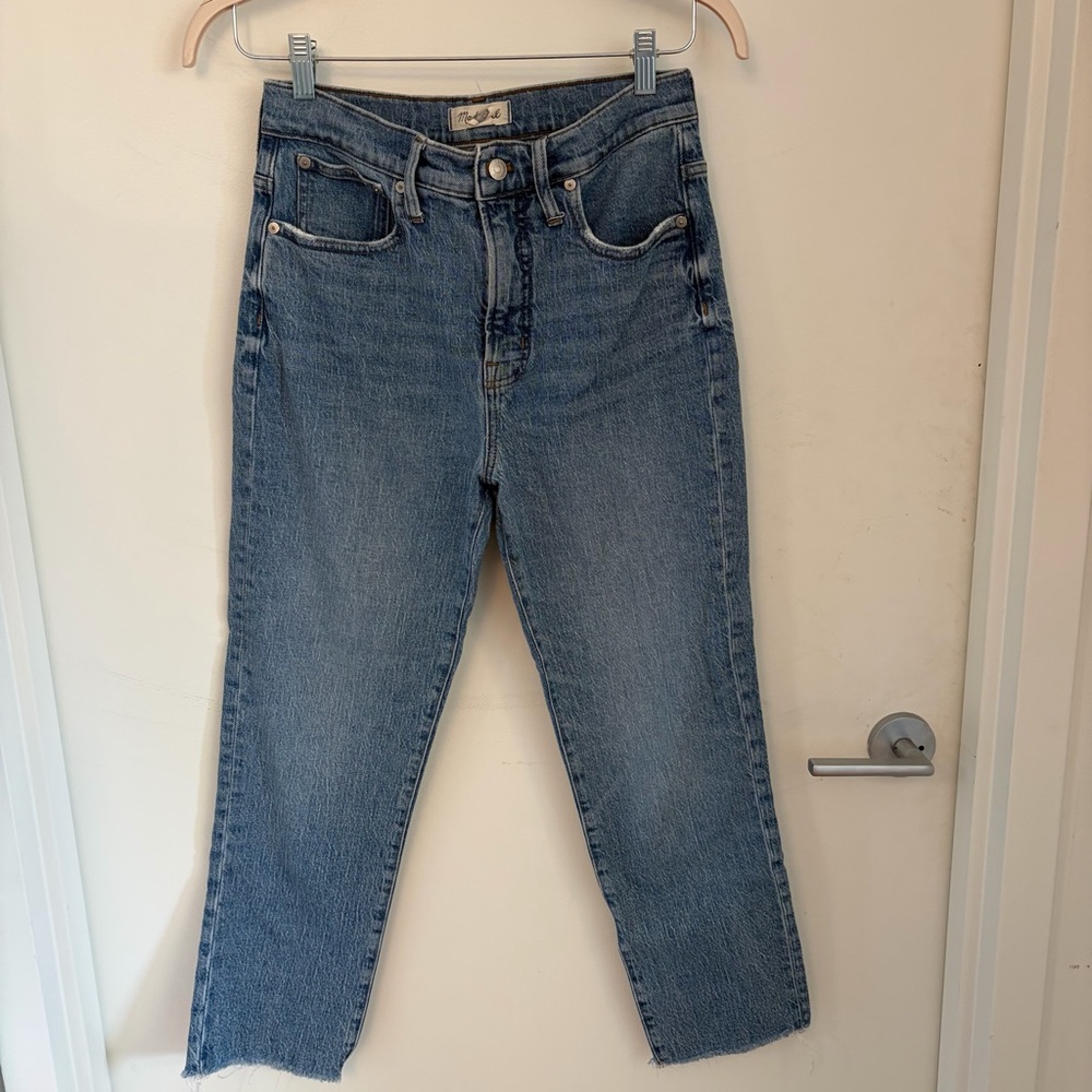 Madewell Perfect Vintage Jean with Rae Hem Size 28